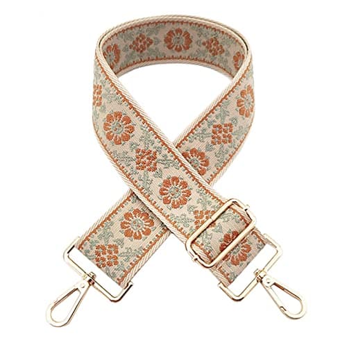 SWTOOL Gold Buckle Adjustable Guitar Strap Cross-Body Bag Straps