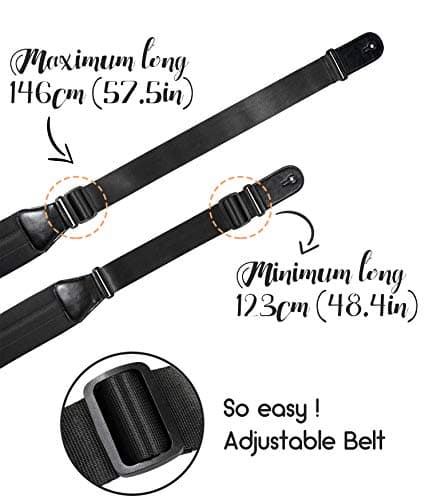 Wepop Neoprene Elastic Bass Guitar Strap for Acoustic & Electric (391)