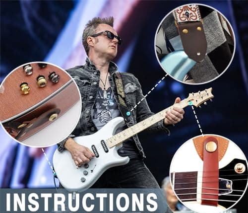 Embroidery Cotton Guitar Strap