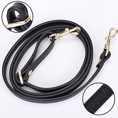 VanEnjoy Genuine Leather Crossbody Strap Replacement - 1/2" Width, 25-51" Length