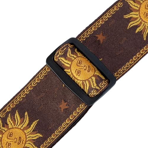Levy's Brown MPJG Jacquard Weave Guitar Strap