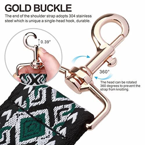 Wide Shoulder Strap, Adjustable Replacement for Unisex Handbag and Bags