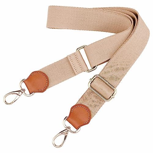 Nefelibata Purse Strap, 1.5 Wide Full Grain Cowhide Shoulder Strap Replacement — Autumn Apricot