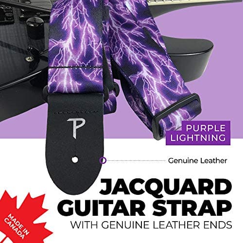 Perri's Leathers Ltd. Metallica Polyester Guitar Strap - Ride the Lightning (LPCP-257)