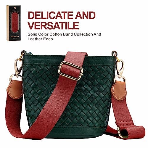 Nefelibata Purse Strap, 1.5 Wide Full Grain Cowhide Shoulder Strap Replacement