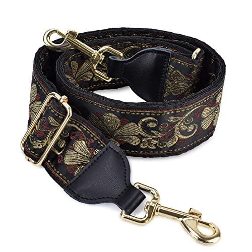 CloudMusic Handbag Shoulder Strap Replacement for Women Girls — Vintage Glittering Petal