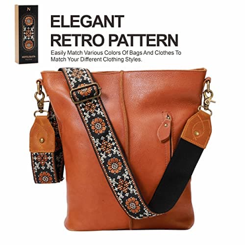 Nefelibata Purse Strap: Adjustable Leather Shoulder Replacement