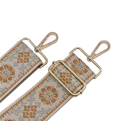 SWTOOL Gold Buckle Adjustable Guitar Strap Cross-Body Bag Straps