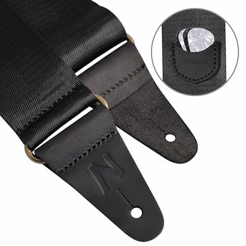 Vintage Nefelibata Guitar Strap for Bass, Electric, and Acoustic Guitars
