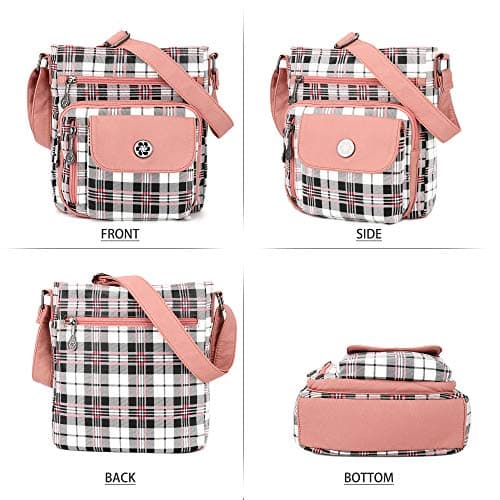 Angel Kiss Vegan Leather Crossbody Bag for Women Adjustible Strap