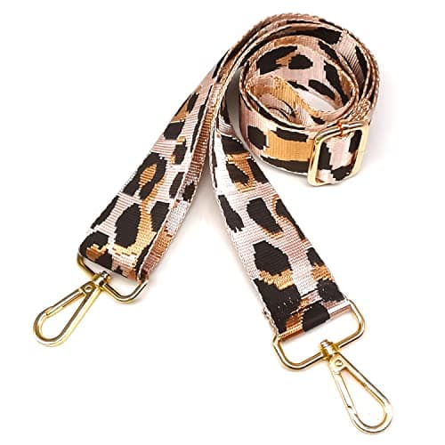 Women's Handbag Shoulder Strap - Wide 3.8cm Crossbody Bag Replacement — Leopard-big