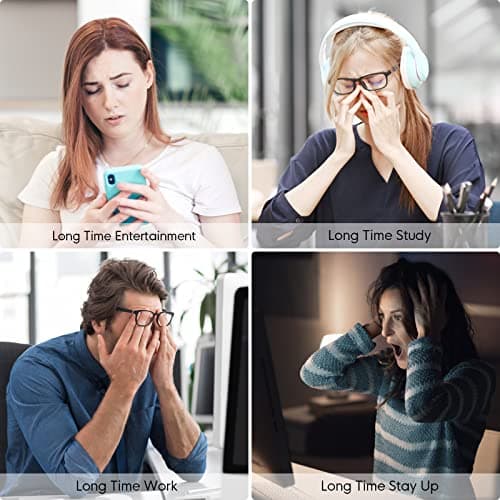 NOWWISH Heated Eye Massager - Relaxation Gift for All, Perfect for Birthdays and Moms - White
