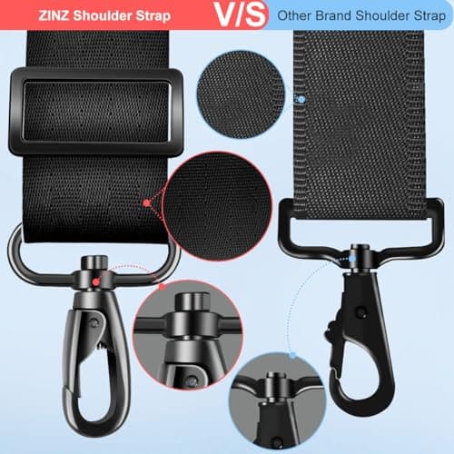 ZINZ 77" Bag with Ultra Cushion Strap & Double Buckles