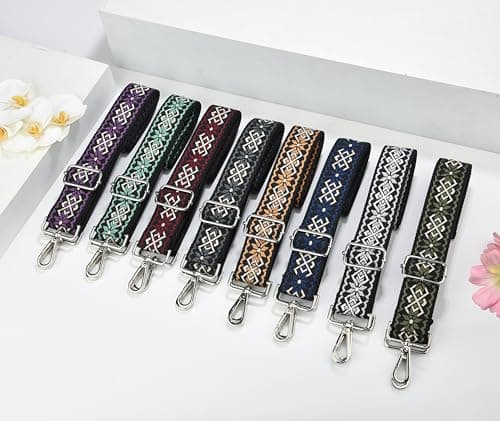 Silver Hardware Crossbody Purse Strap - Wide & Adjustable Replacement
