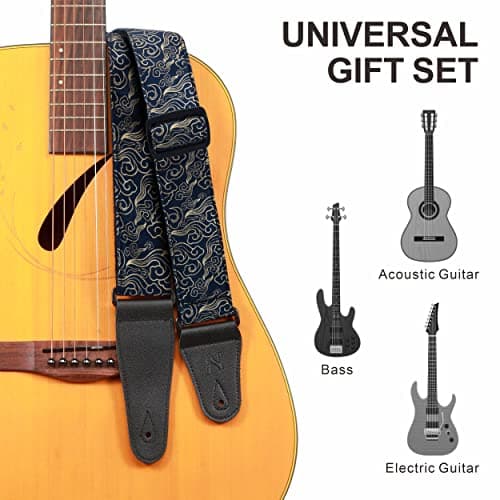 Nefelibata Guitar Strap Japan Printed Cotton Original Design