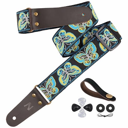 Nefelibata Full Grain Leather Guitar Strap with Hidden Pocket for Bass, Electric and Acoustic Guitars  
Nefelibata Jacquard Embroidery Guitar Strap with Strap Locks for Bass, Electric and Acoustic Guitars  
Nefelibata Guitar Strap with Hidden Pocket 