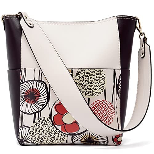BROMEN Women's Leather Hobo Bag Designer Shoulder Purse — 3-printed Pattern