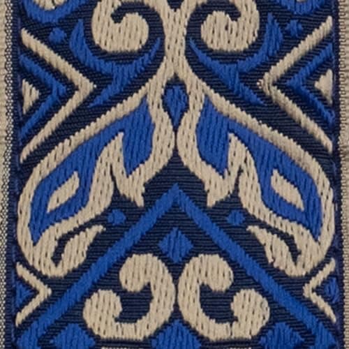 Ernie Ball Guitar Strap Black 43" Classic Strap — Tribal Blue
