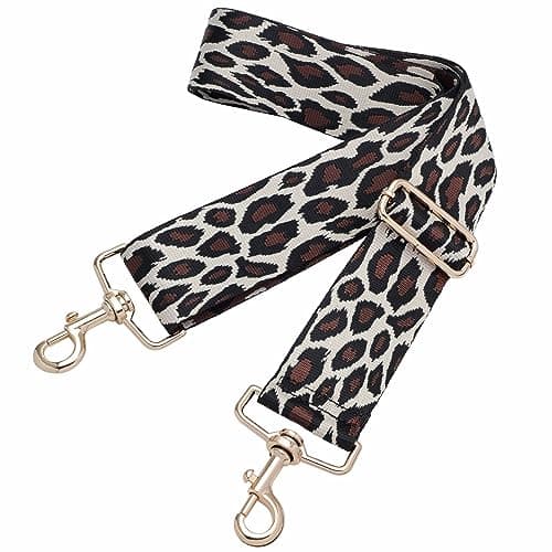 Nefelibata Adjustable 2 Purse Strap - Multi-Pattern Crossbody Replacement — Zebra Embroidery