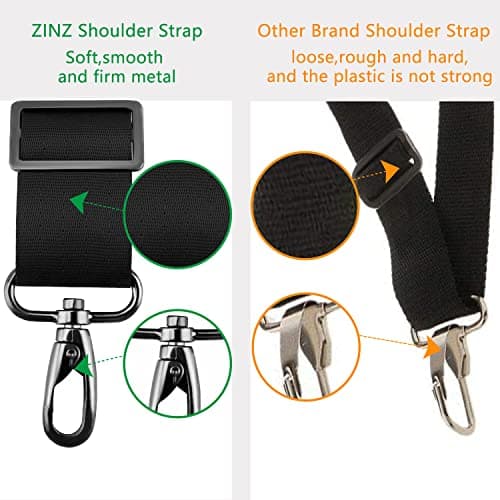 ZINZ Ultra-Thick Adjustable Shoulder Strap for Briefcase and Laptop Bag