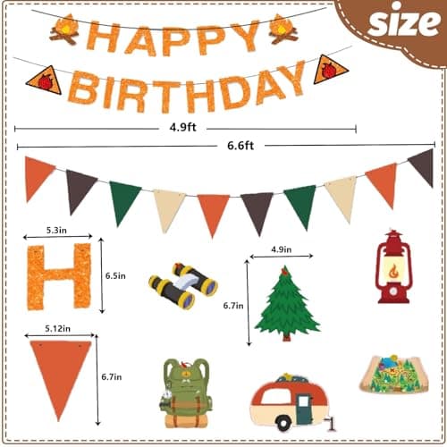 Outdoor Adventure Birthday Party Decorations