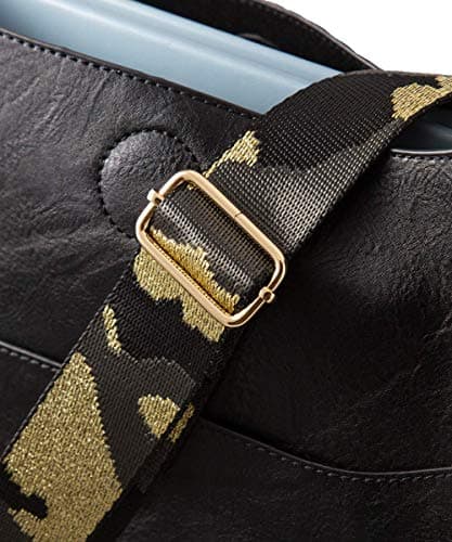 Vegan Leather Crossbody Bag with Adjustable Strap