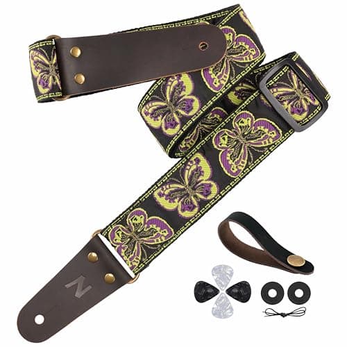 Nefelibata Full Grain Leather Guitar Strap with Hidden Pocket for Bass, Electric and Acoustic Guitars  
Nefelibata Jacquard Embroidery Guitar Strap with Strap Locks for Bass, Electric and Acoustic Guitars  
Nefelibata Guitar Strap with Hidden Pocket 