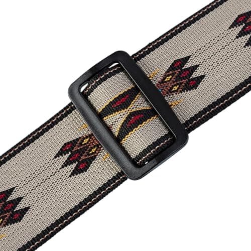 Levy's Leathers Tribal Rhythms Tan Arrow Guitar Strap (MSSN80-TAN)