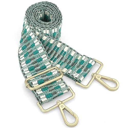 GIINJKGO Purse & Crossbody Guitar Strap Replacement — Blue Woven