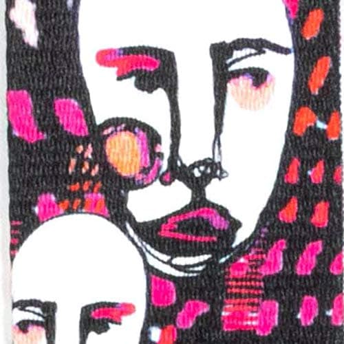 KLIQ Vintage Woven Guitar Strap for Acoustic & Electric Guitars — Artist Series "Ugh"