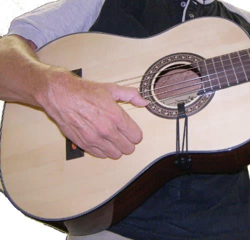 Burgundy Sunrise Performance Plus Classical Guitar/Ukulele Strap - GS5-RY