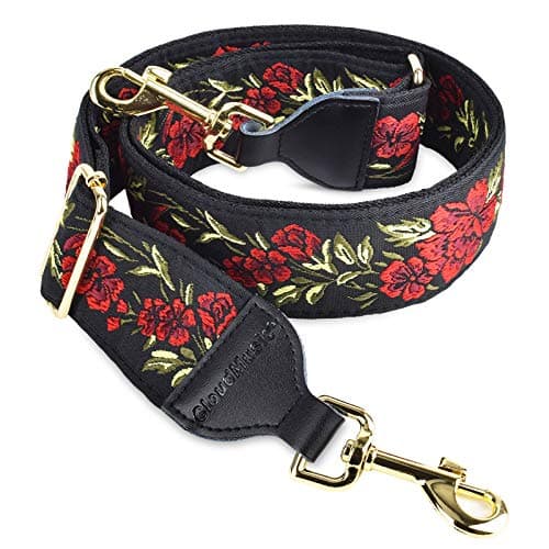 CloudMusic Handbag Shoulder Strap Replacement for Women Girls — Red Roses