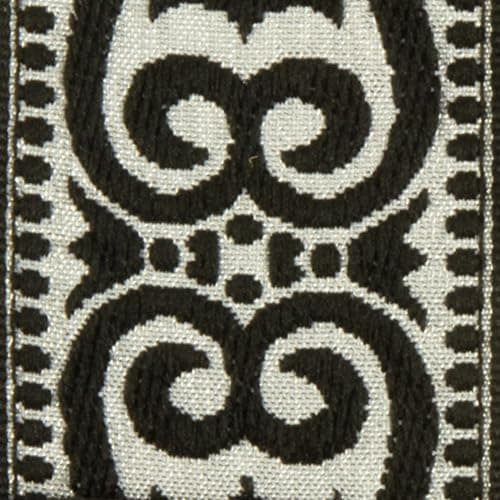 Ernie Ball Guitar Strap Black 43" Classic Strap — Black Heart