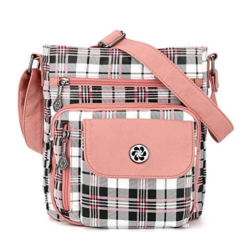 Angel Kiss Vegan Leather Crossbody Bag for Women Adjustible Strap