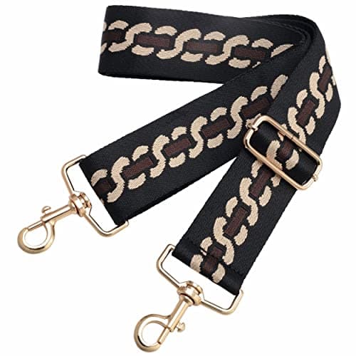 Nefelibata Adjustable 2 Purse Strap - Multi-Pattern Crossbody Replacement — Vintage golden chain