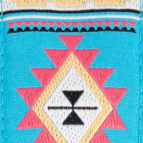 Ernie Ball Classic Jacquard Noble Rose Guitar/Bass Strap — Sedona Blue