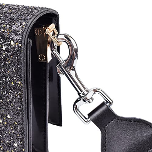 CloudMusic Handbag Crossbody Strap with Silver Clips