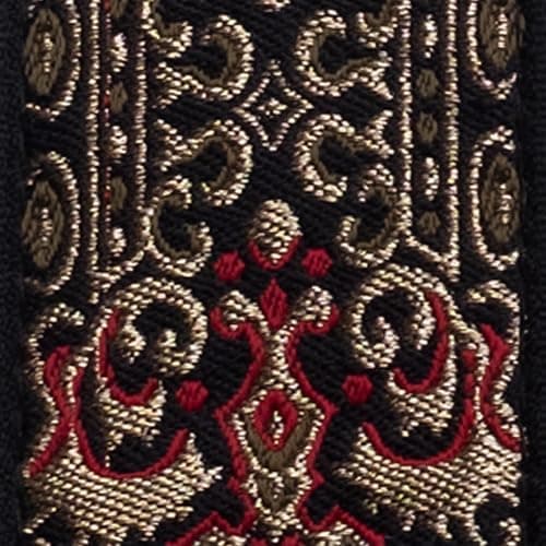 Ernie Ball Guitar Strap Black 43" Classic Strap — Persian Gold