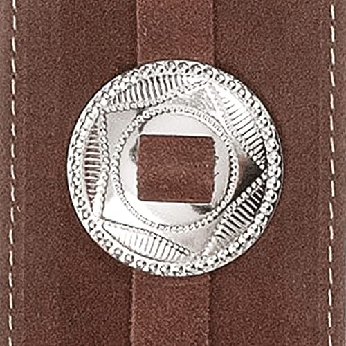 D'Addario Leather Guitar Strap — Conchos Brown
