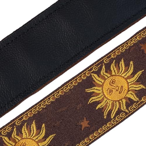 Levy's Brown MPJG Jacquard Weave Guitar Strap
