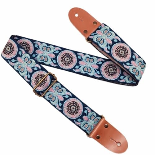 Best Gifts for Kids and Guitarists: Jacquard Embroidery Cotton Guitar Straps