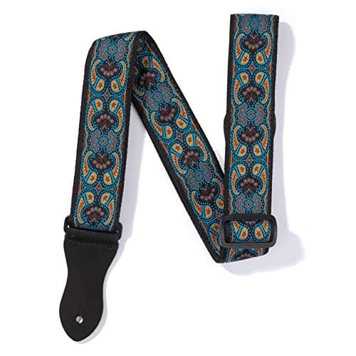 KLIQ Vintage Woven Guitar Strap for Acoustic & Electric Guitars