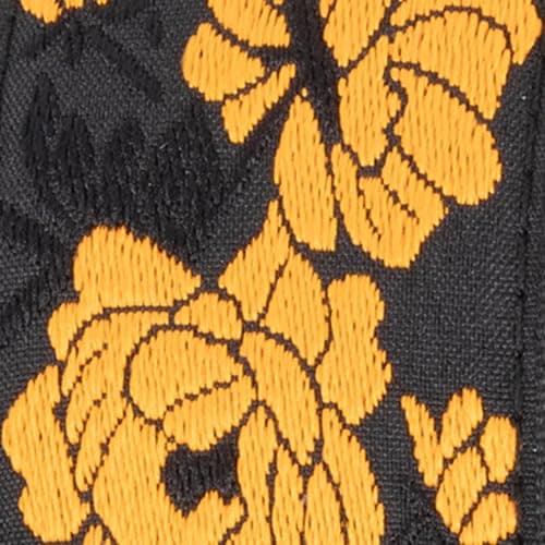 Ernie Ball Guitar Strap Black 43" Classic Strap — Tangerine Rose