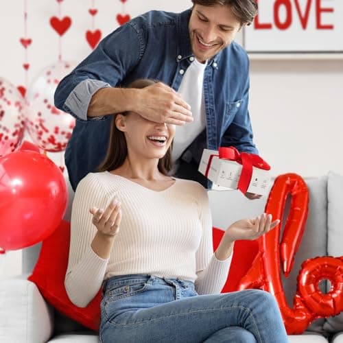 NOWWISH Heated Eye Massager - Relaxation Gift for All, Perfect for Birthdays and Moms - White