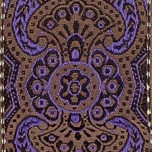 Ernie Ball Guitar Strap Black 43" Classic Strap — Purple Paisley