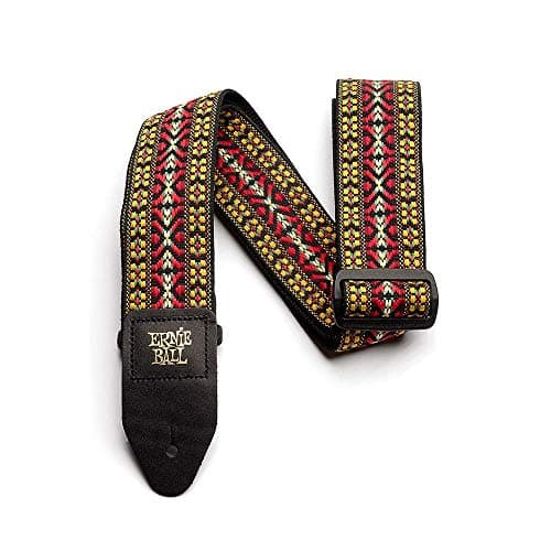 Ernie Ball Jacquard Guitar Strap - California Weave for Musicians - Stage Performances - Adjustable Width - P04092 - Professional Quality - Classic Design