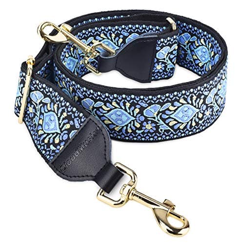 CloudMusic Handbag Shoulder Strap Replacement for Women Girls — Blue Pattern