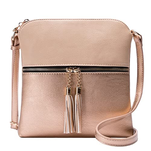Solene Women's Lightweight Tassel Crossbody Purse, Perfect Daily and Travel Bag