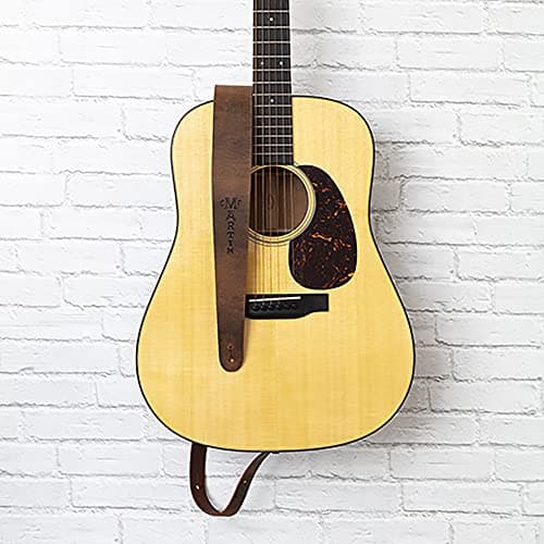 C.F. MARTIN 2 1/8" Brown Leather Guitar Strap