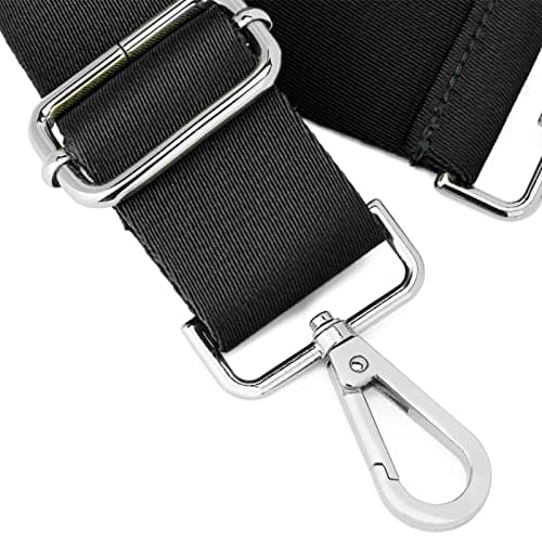 ZOOEASS Wide Shoulder Strap Solid Adjustable Crossbody Canvas Bag